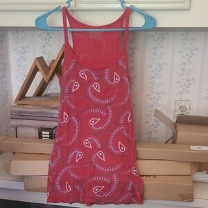 The Children's Place Red Tank Top with Paisley Design